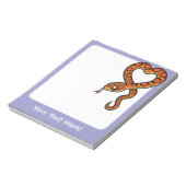 Bloc-note Serpent de dessin animé (Tourné)