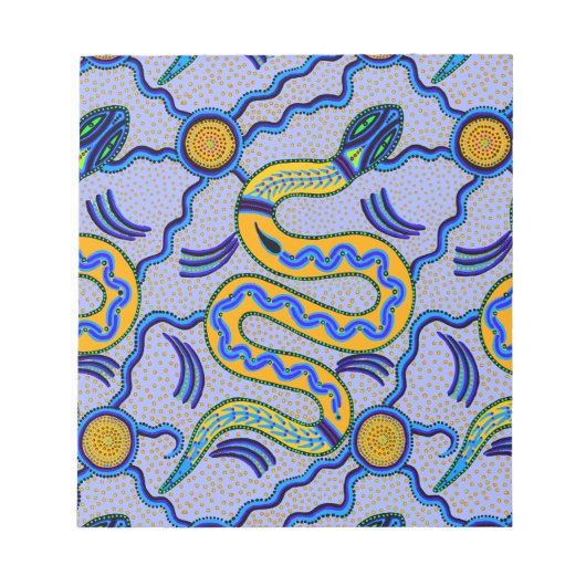 Bloc-note Serpent tribal (Devant)