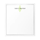 Bloc-note Serpent vert (Devant)