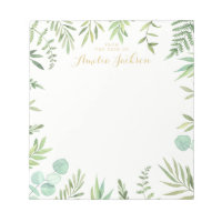 Serre de feuille verte Stationery