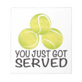 Bloc-note Servi (Devant)