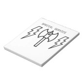 Bloc-note Service spécial (Tourné)