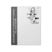 Bloc-note Services de déménagements et de transport à person (Tourné)