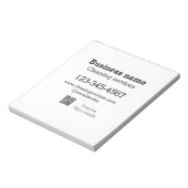 Bloc-note services de nettoyage ajouter numéro site web adre (Tourné)