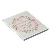 Bloc-note Ses Enfants Se Laissent Et L'Appelent Bénie (Incliné)