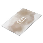 Bloc-note Set de table de pêche à l'aquarelle de cuivre (Incliné)