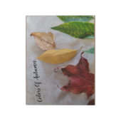 Bloc-note Sets de table en papier Feuilles d'automne (Tourné)