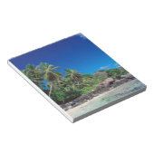 Bloc-note Seychelles, île de Mahe, plage d'Anse Royale. 2 (Incliné)