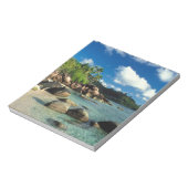 Bloc-note Seychelles, île de Mahe, plage d'Anse Royale. 3 (Tourné)