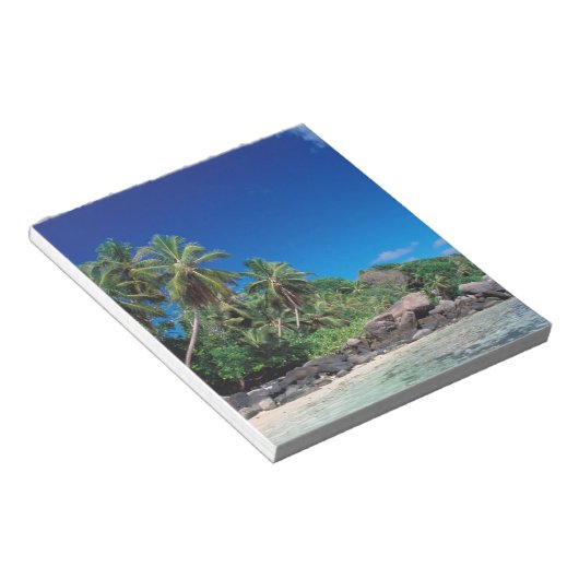 Bloc-note Seychelles, Mahe Island, Anse Royale Beach. 2 (Incliné)