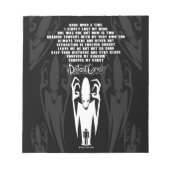 Bloc-note Shadow poem (Devant)