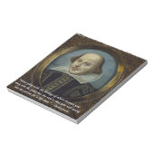 Bloc-note Shakespeare & Sa Célèbre Citation Sur Les Sentimen (Tourné)