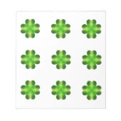 Bloc-note Shamrock de la Saint-Patrick (Devant)