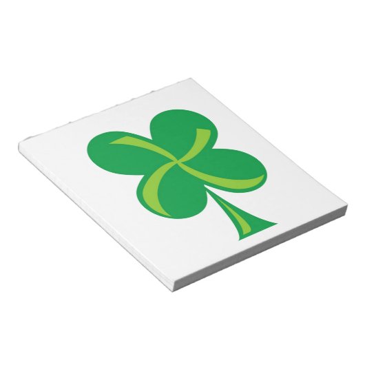 Bloc-note Shamrock vert (Incliné)