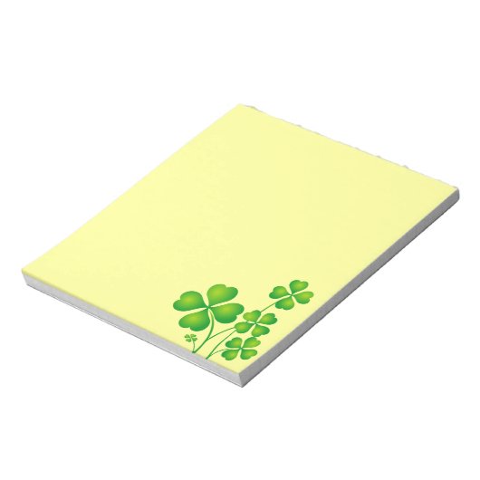 Bloc-note Shamrocks brillants (Tourné)