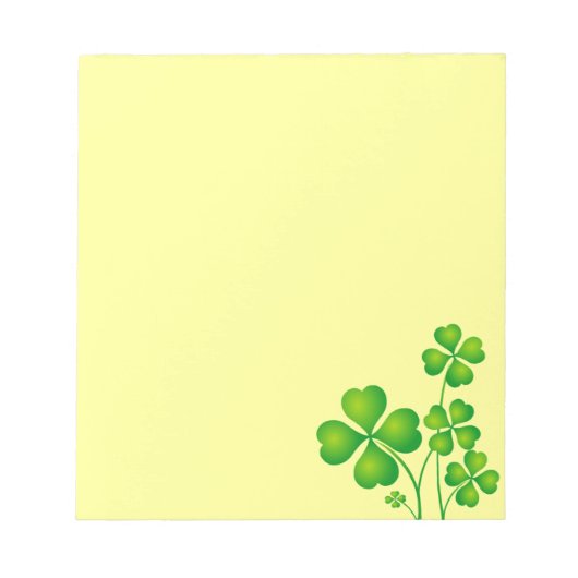 Bloc-note Shamrocks brillants (Devant)