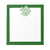 Bloc-note Shamrocks et chapeaux supérieurs 2 (Devant)