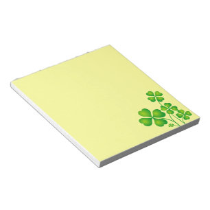 Bloc-note Shamrocks rougeoyants