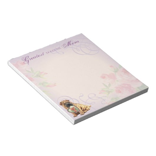 Bloc-note Shar-Pei Maman Coeur (Incliné)