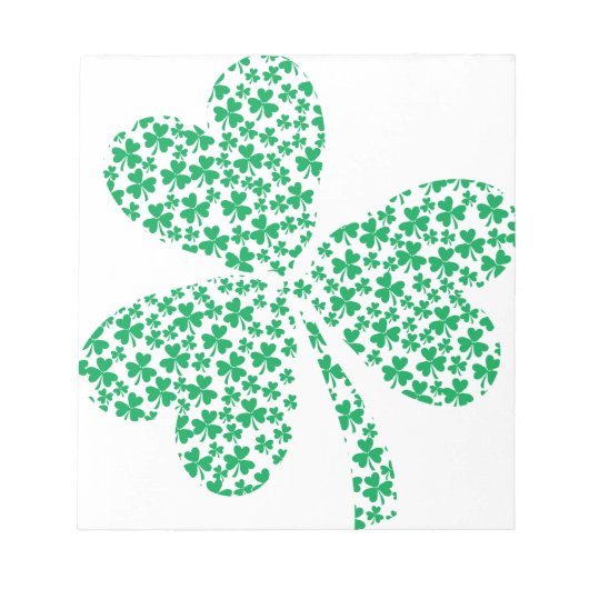 Bloc-note Sharmocks pour la Saint Patrick's Day (Devant)