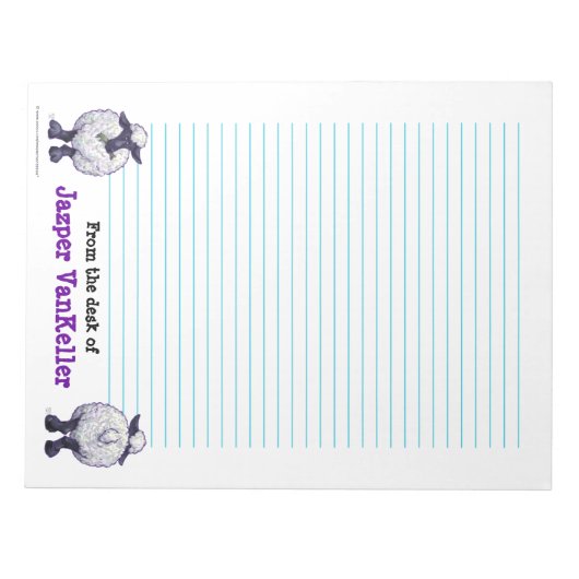Bloc-note Sheep Stationery (Devant)