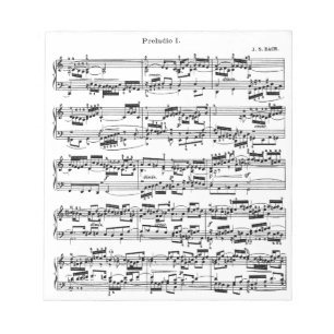 Bloc-note Sheet Music by Bach