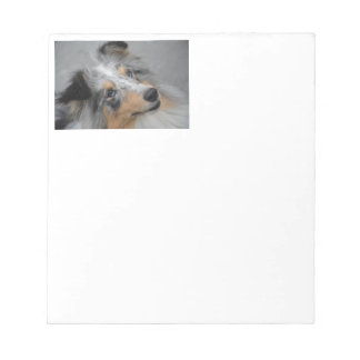 Bloc-note Shetland Sheepdog Blue Tri