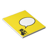 Bloc-note Shiba Inu Chinese Dog Year Birthday speech bubble (Incliné)