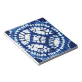 Bloc-note Shibori Tie Dye Mers du Sud Indigo Batik (Incliné)