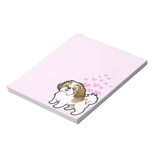 Bloc-note Shih Tzu Love (coupe de chiot) (Tourné)