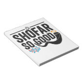 Bloc-note Shofar So good Funny Jewish Hanoukka Holiday Cadea (Incliné)
