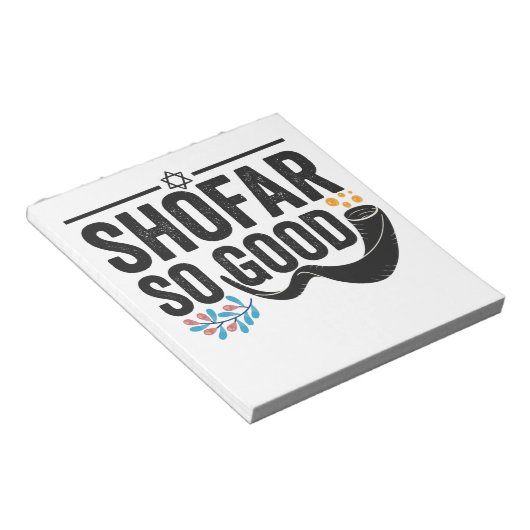 Bloc-note Shofar So good Funny Jewish Hanoukka Holiday Cadea (Incliné)