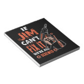 Bloc-note Si JIM ne parvient pas à le réparer, nous sommes t (Incliné)