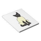 Bloc-note Siamese Chat Animaux de compagnie mignons Destiny (Incliné)