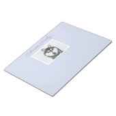 Bloc-note Sibérie Husky (noir et blanc) Peinture Chien Art (Incliné)