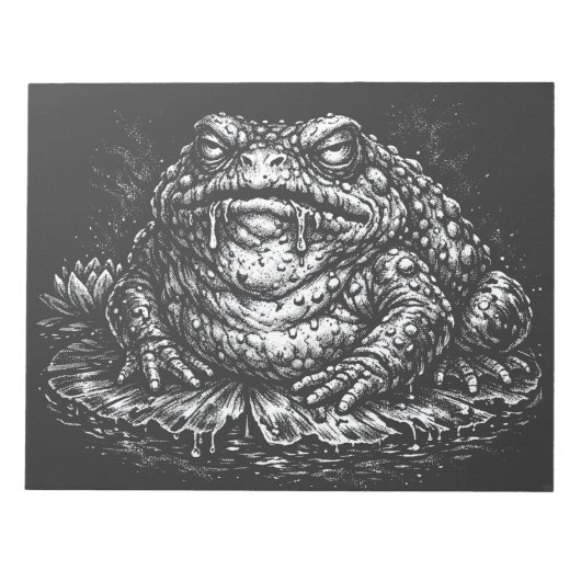 Bloc-note Sigil du Crapaud Hanté par BurnsInHell (Devant)