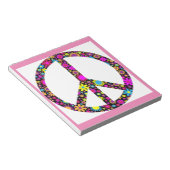 Bloc-note SIGNE DE PAIX FLORALE super (Incliné)