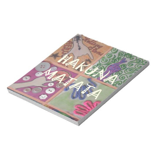 Bloc-note Signe Hakuna Matata - Impression (Tourné)