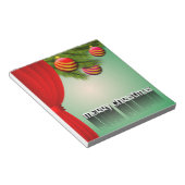 BLOC-NOTE SIGNE "MERRY CHRISTMAS" (Incliné)