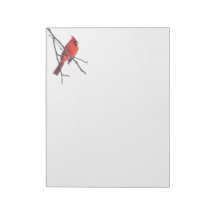 Silence Wonders Notepad Cardinal