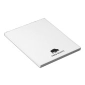 Bloc-note Silhouette Buffalo personnalisée (Incliné)