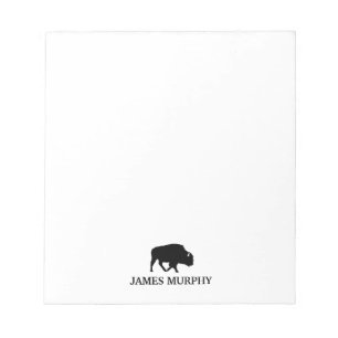Bloc-note Silhouette Buffalo personnalisée