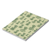 Bloc-note Silhouette de cactus succulent en tasses et pots (Tourné)