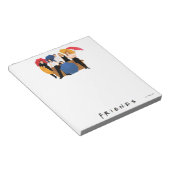 Bloc-note Silhouette de caractères FRIENDS™ (Incliné)