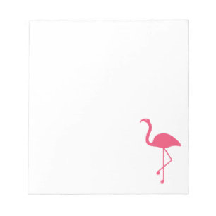Bloc-note Silhouette de flamant rose