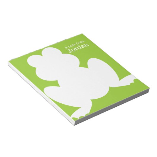 Bloc-note Silhouette de Frog (Incliné)