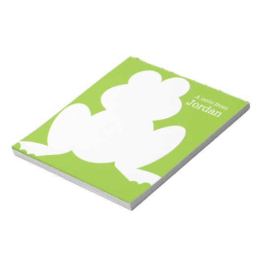 Bloc-note Silhouette de Frog (Tourné)