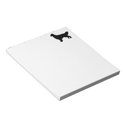 Bloc-note silhouette dorée (Incliné)