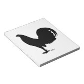 Bloc-note Silhouette du coq Gamecock (Incliné)