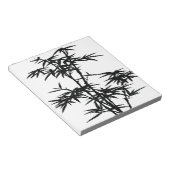 Bloc-note Silhouette en bambou noir (Incliné)